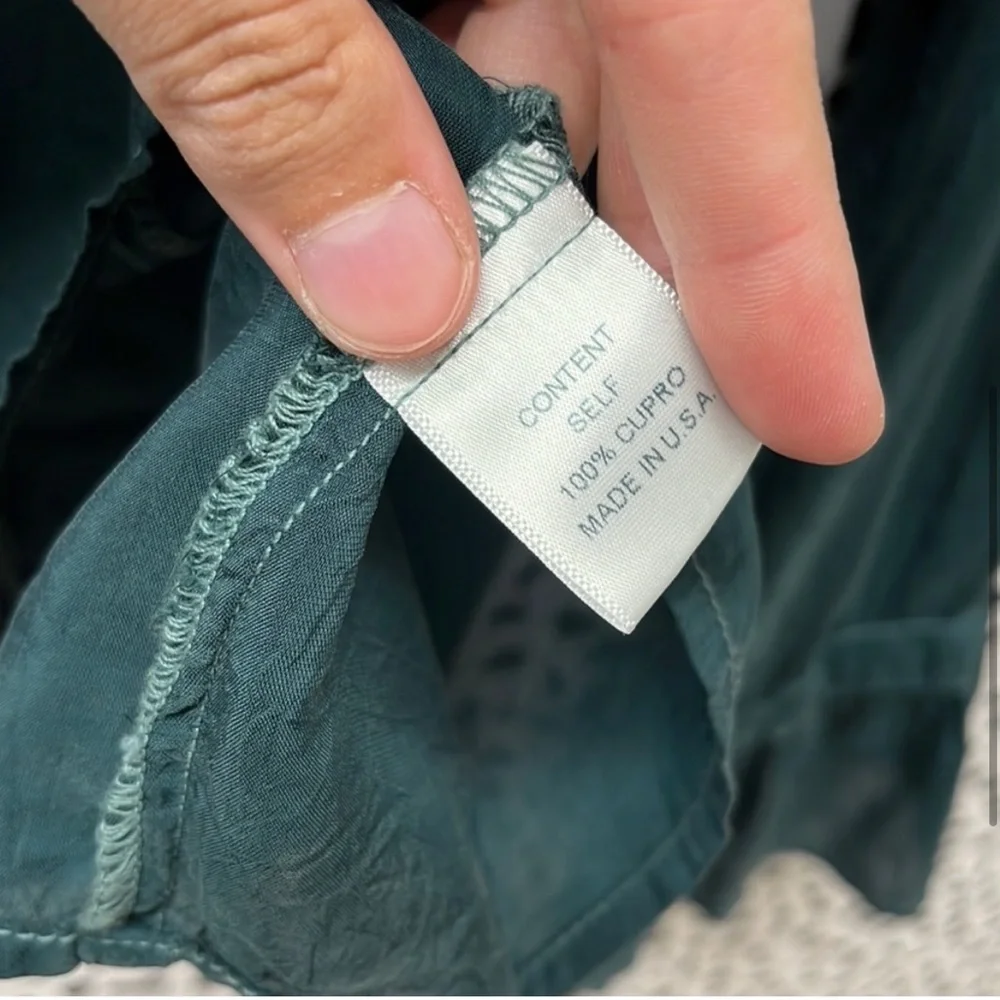 Maven West | Emerald Green Blouse - Picture 6 of 6